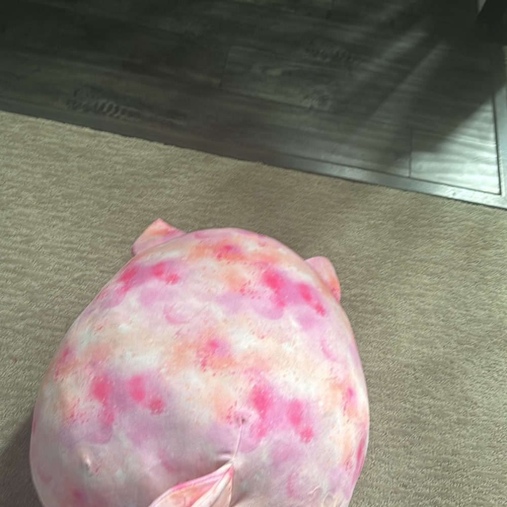 New pink owl squish, mellow - Picture 2 of 4